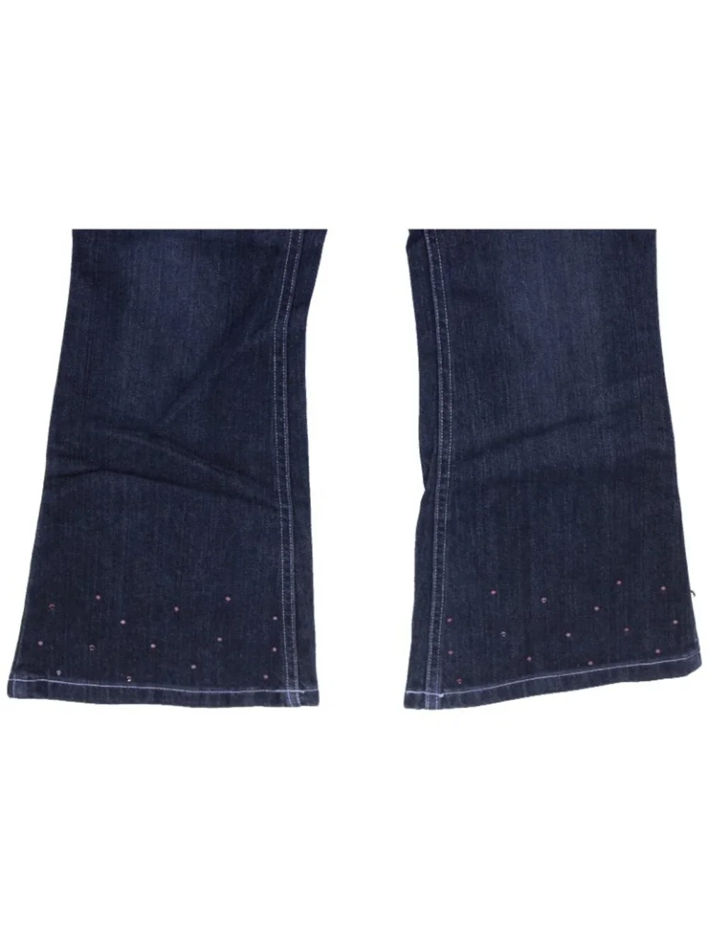 2008 Gymboree Sweeter Than Chocolate Jeans sz 8 Plus Rhinestones Flare Denim
